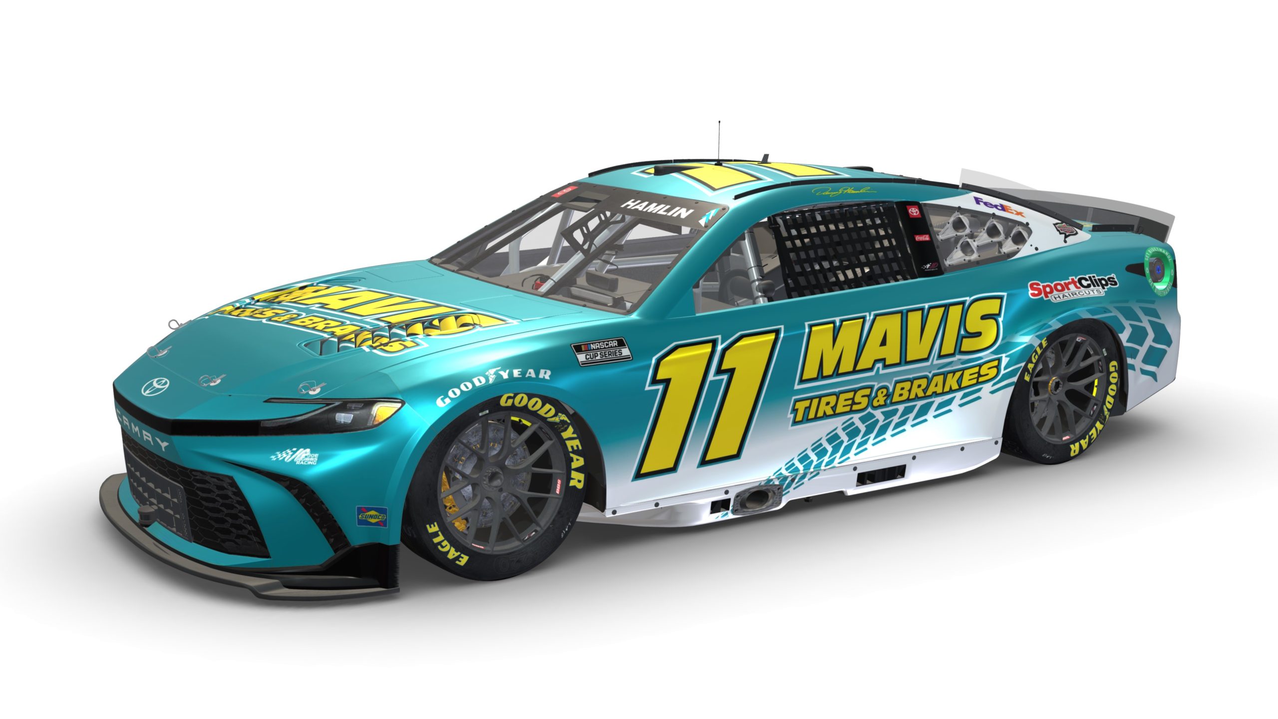 Denny Hamlin – No. 11 Mavis Tire Toyota Camry XSE Preview – Quaker ...