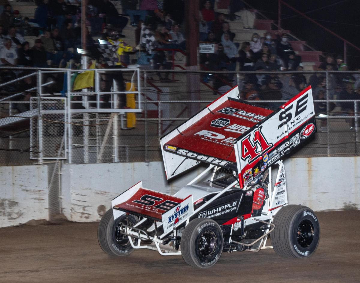 Dominic Scelzi Battles Adversity in World of Outlaws Texas Swing, Gears Up for Thunderbird and 81 Speedway Races