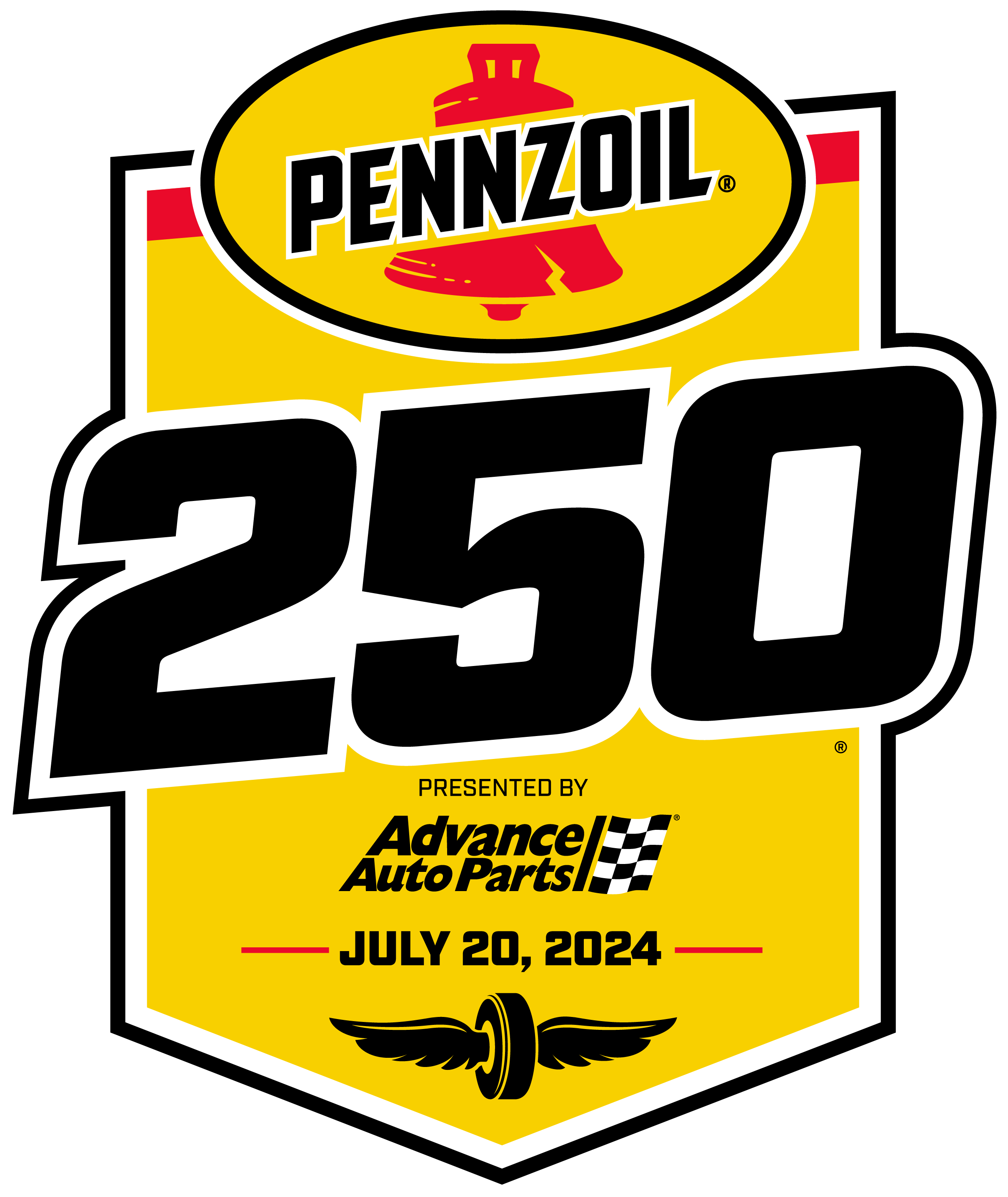 Pennzoil 250 Presented by Advance Auto Parts starting lineup at ...